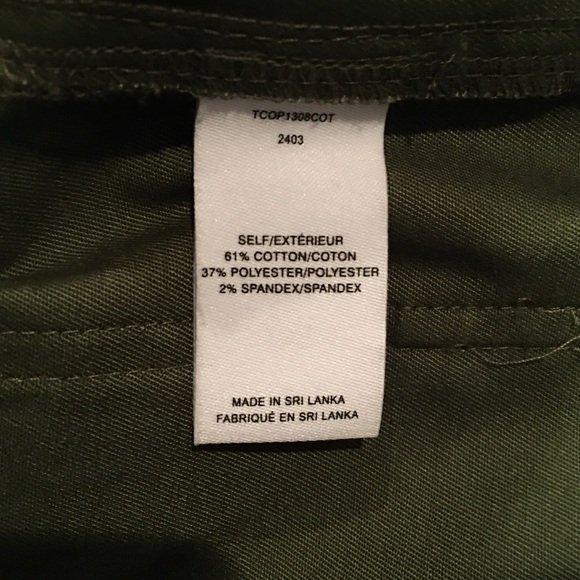 Derek Lam 10 Crosby Green Cargo Pants - Picture 8 of 11